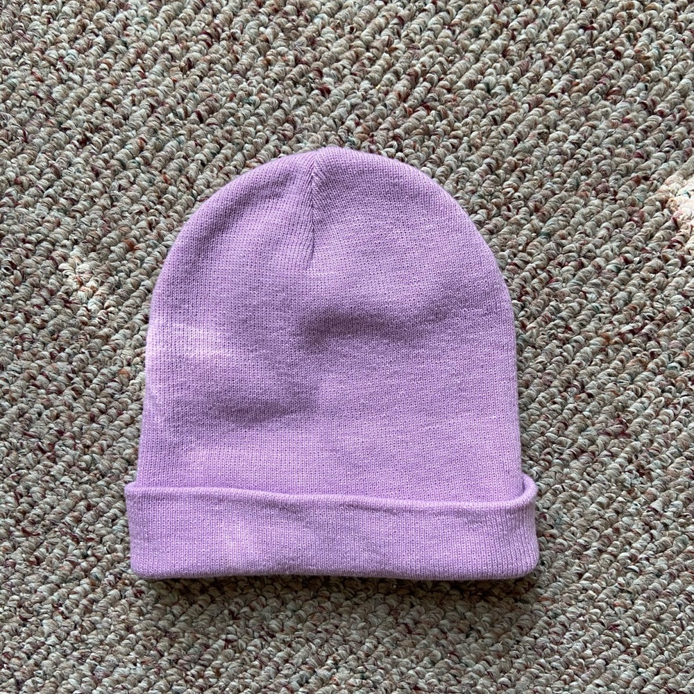 Purple beanie